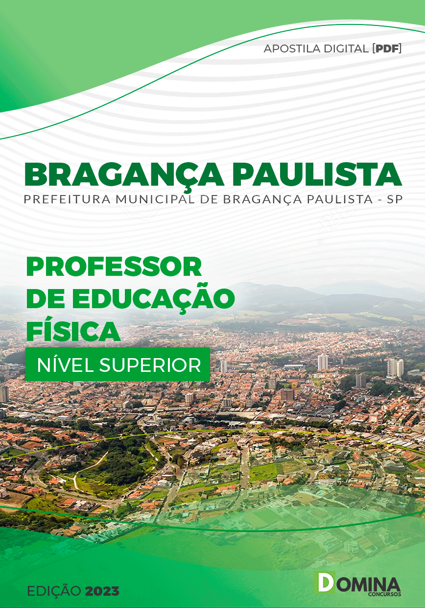 Apostila Pref Bragança Paulista SP 2023 Professor Educação Física