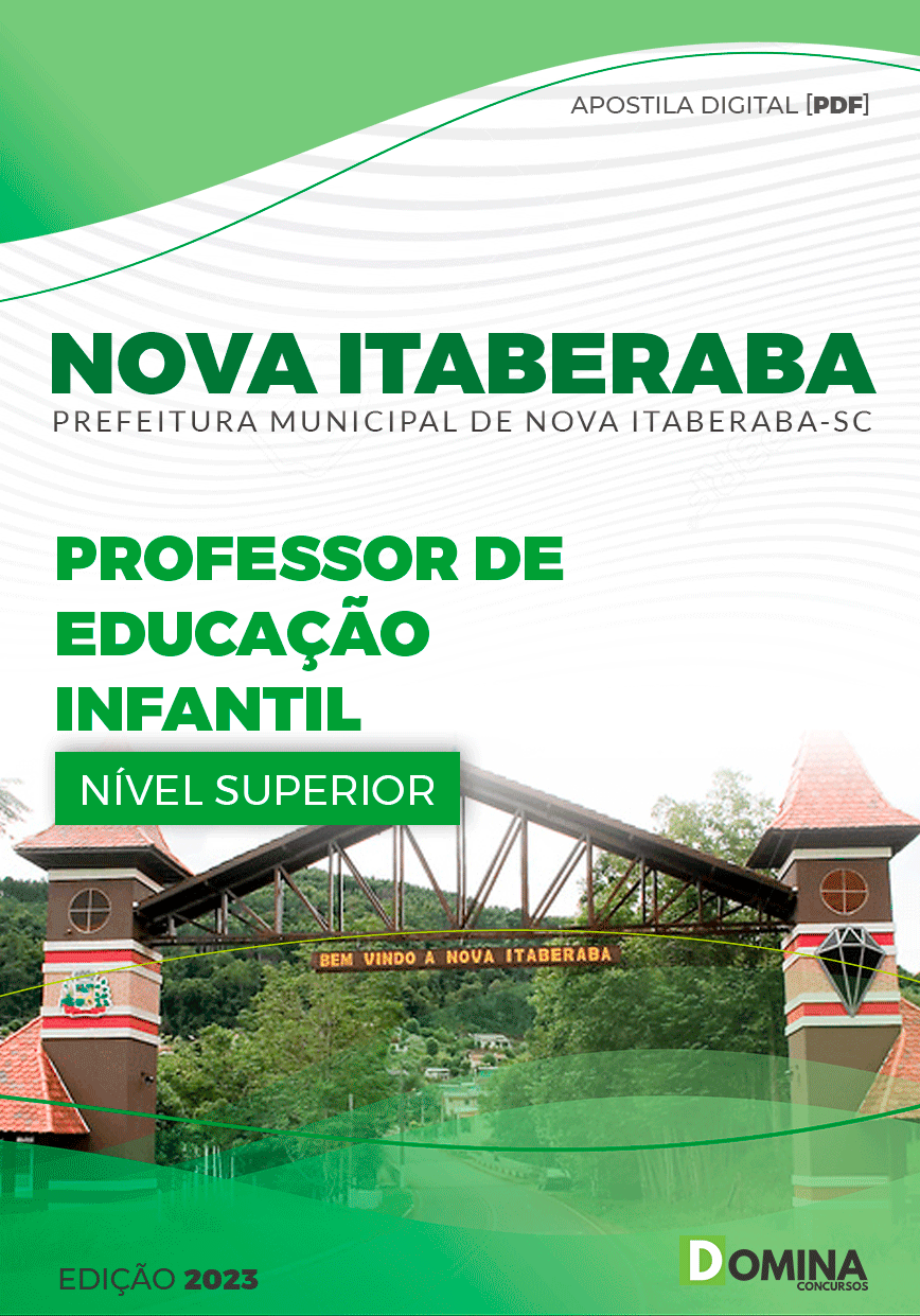 Apostila Pref Nova Itaberaba SC 2023 Professor Educação Infantil