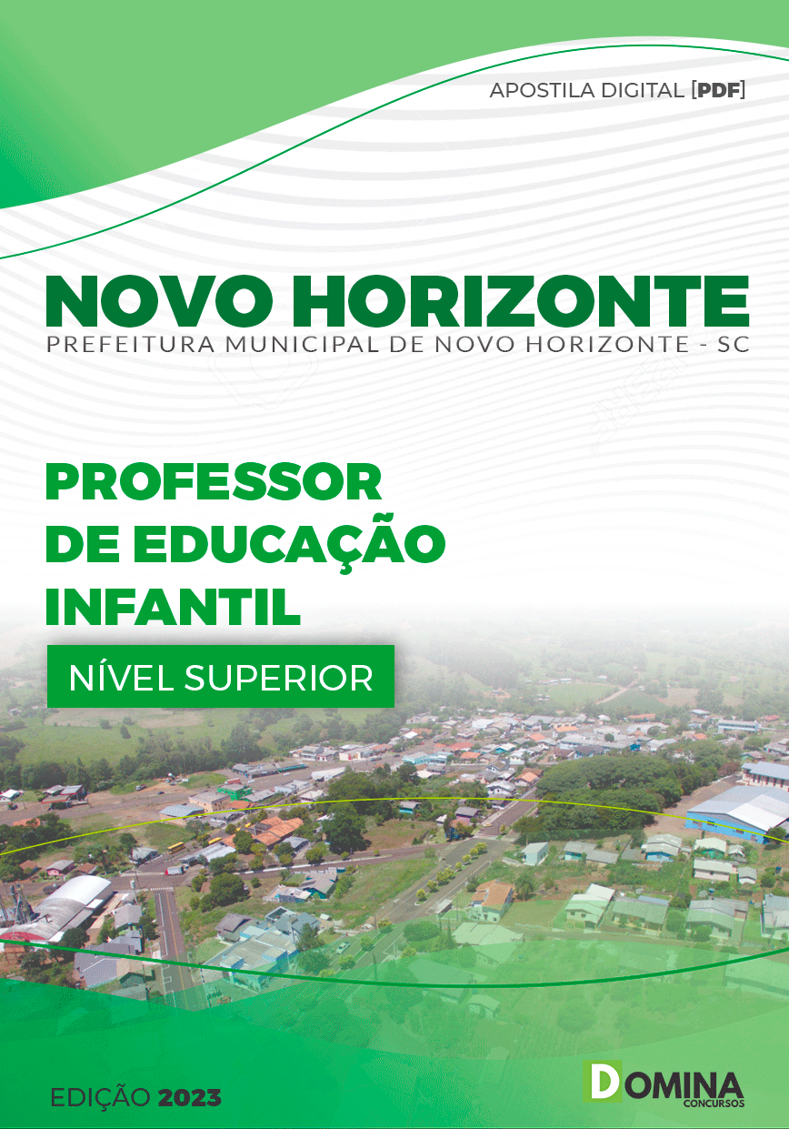 Apostila Pref Novo Horizonte SC 2023 Professor Educação Infantil