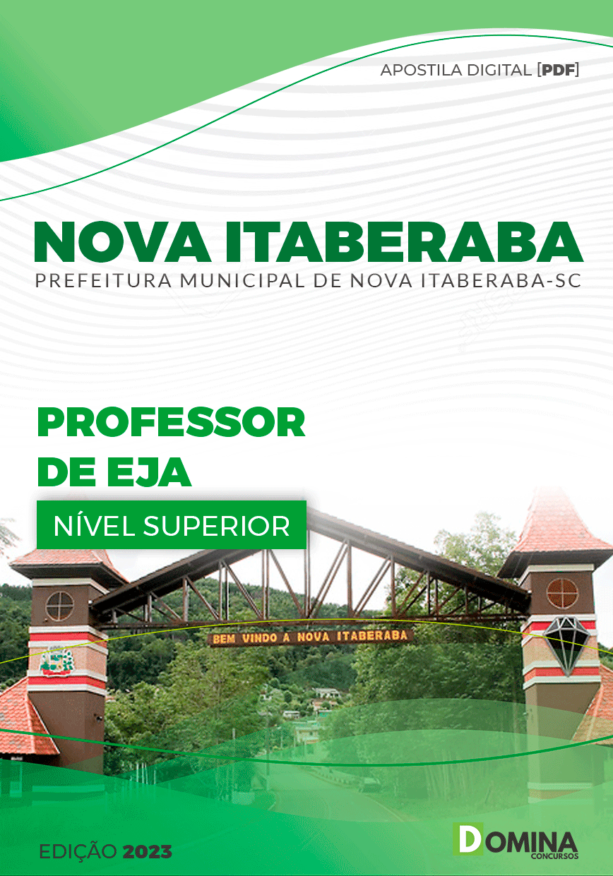 Apostila Pref Nova Itaberaba SC 2023 Professor EJA