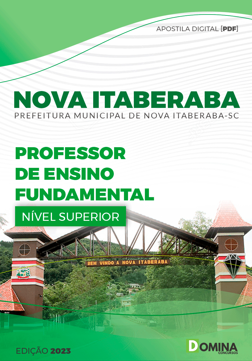 Apostila Pref Nova Itaberaba SC 2023 Professor Ensino Fundamental