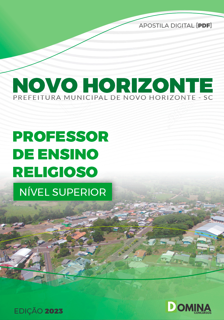 Apostila Pref Novo Horizonte SC 2023 Professor Ensino Religioso