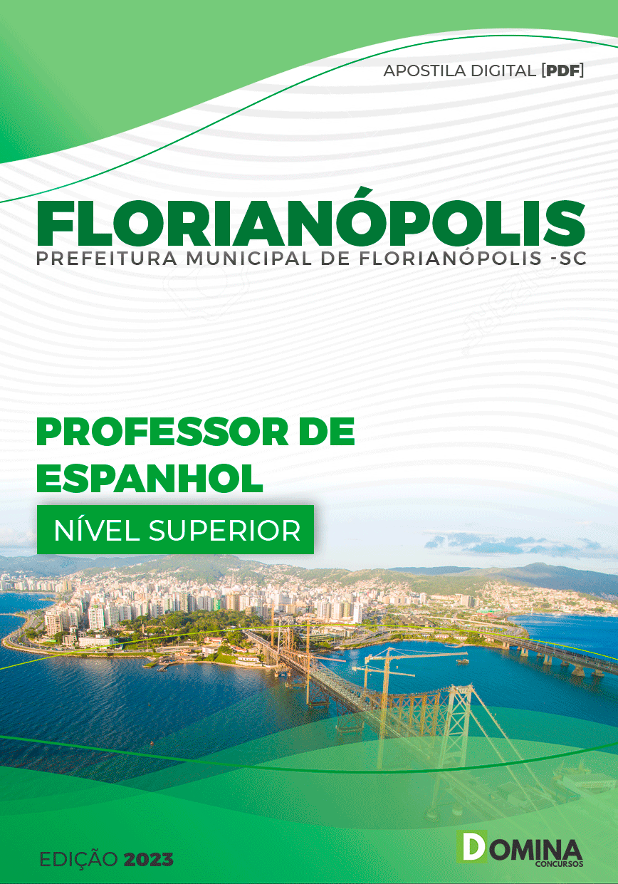 Apostila Pref Florianópolis SC 2023 Professor Espanhol