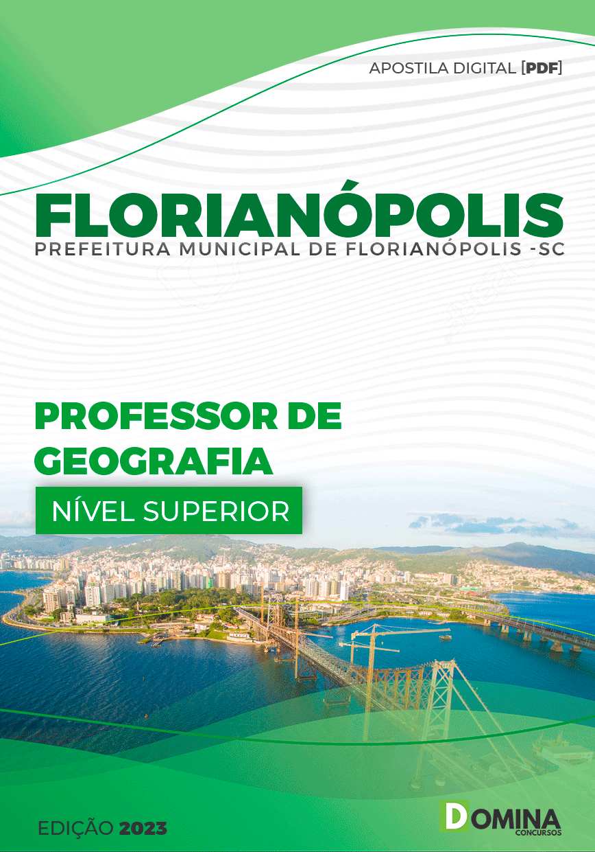 Apostila Pref Florianópolis SC 2023 Professor Geografia