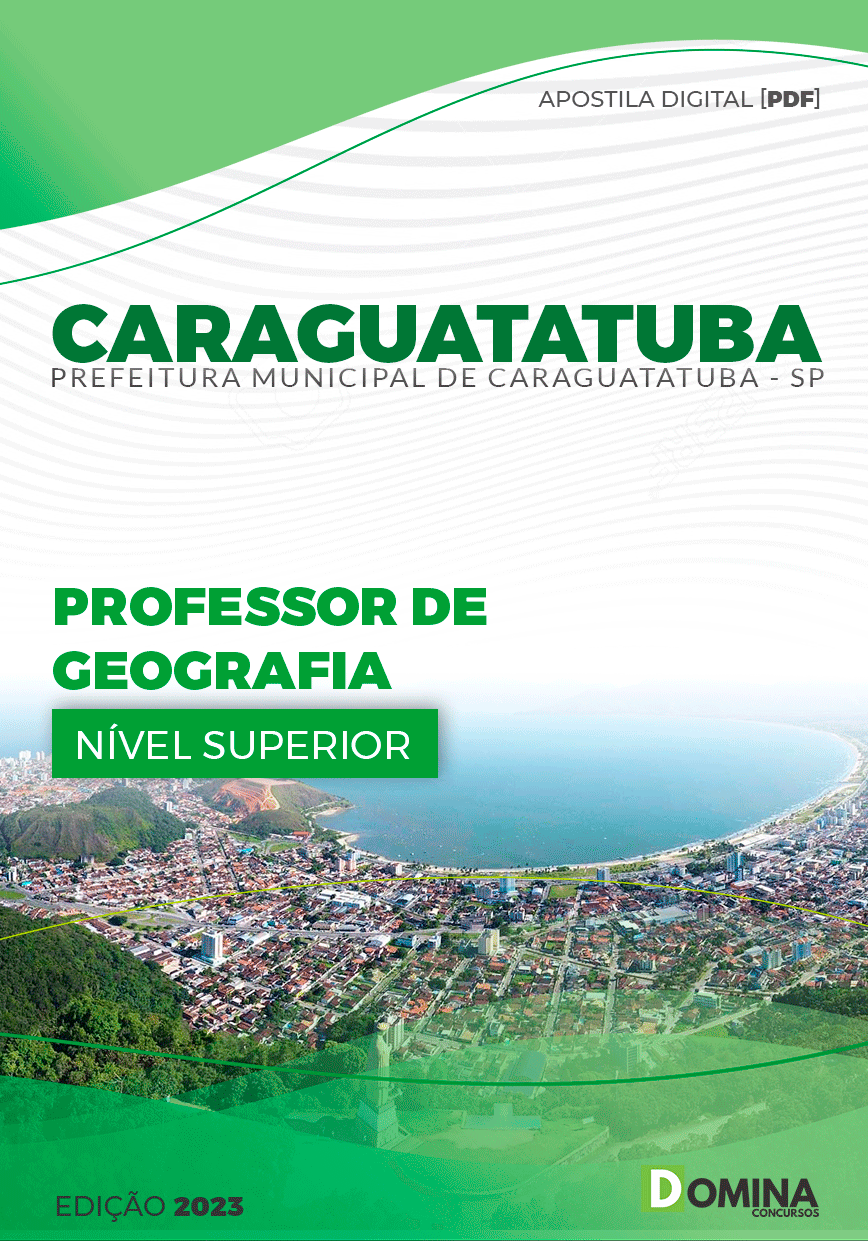 Apostila Pref Caraguatatuba SP 2024 Professor Geografia