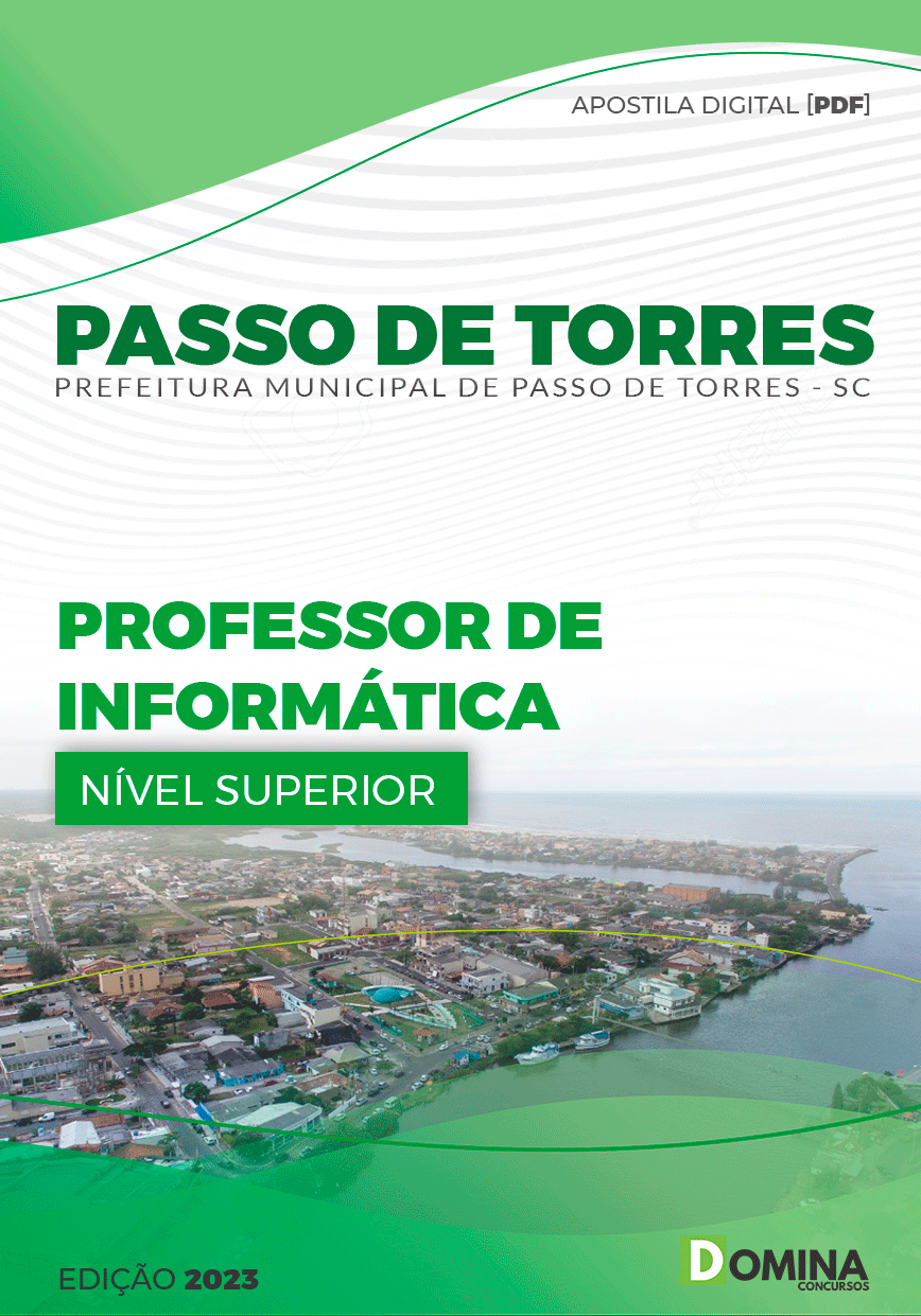 Apostila Pref Passo de Torres SC 2023 Professor Informática