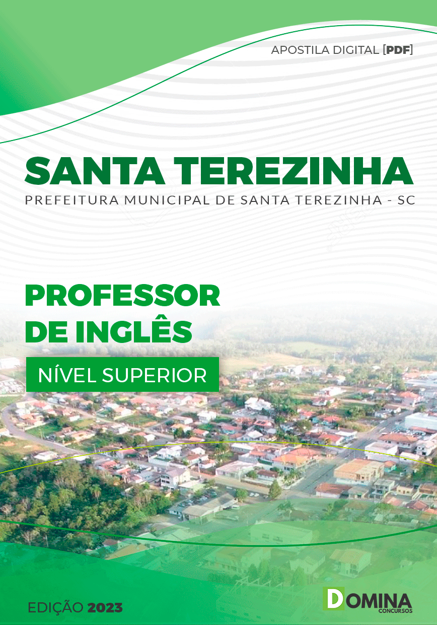 Apostila Pref Santa Terezinha SC 2023 Professor de Inglês