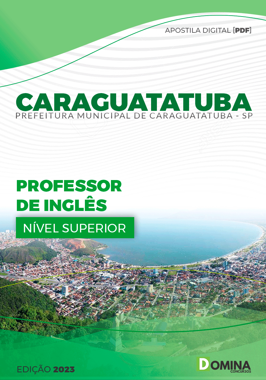 Apostila Pref Caraguatatuba SP 2024 Professor Inglês