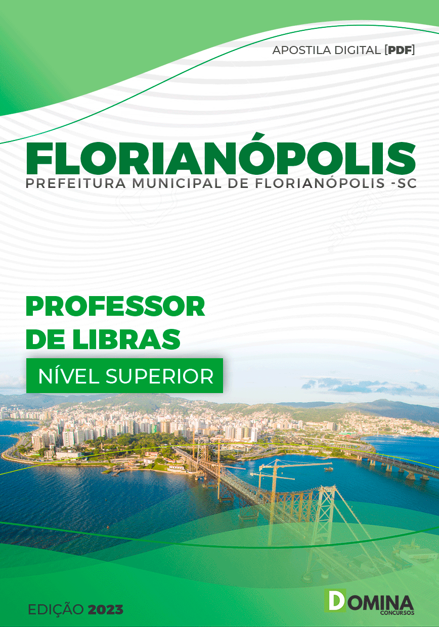 Apostila Pref Florianópolis SC 2023 Professor Libras
