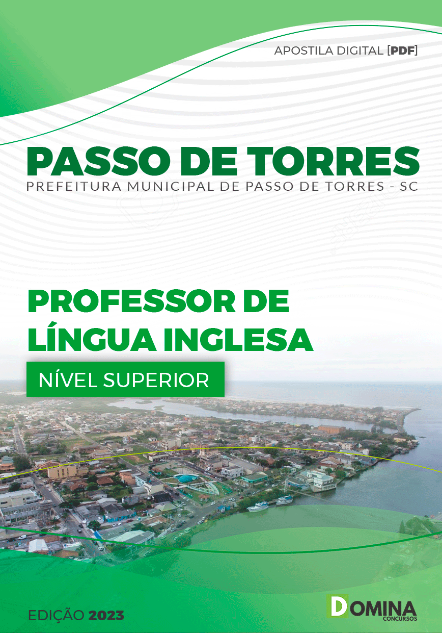 Pref Passo de Torres SC 2023 Professor Língua Inglesa
