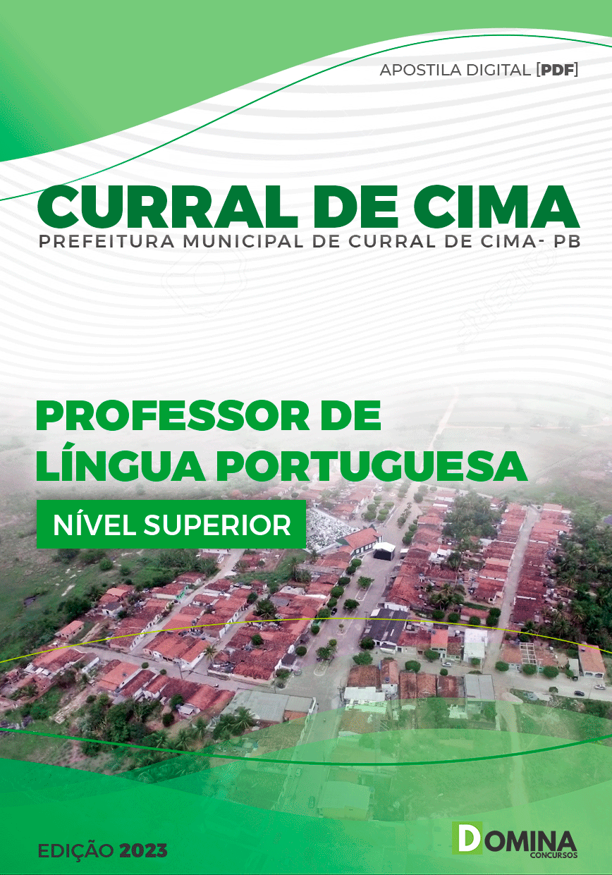 Pref Curral de Cima PB 2023 Professor Língua Portuguesa
