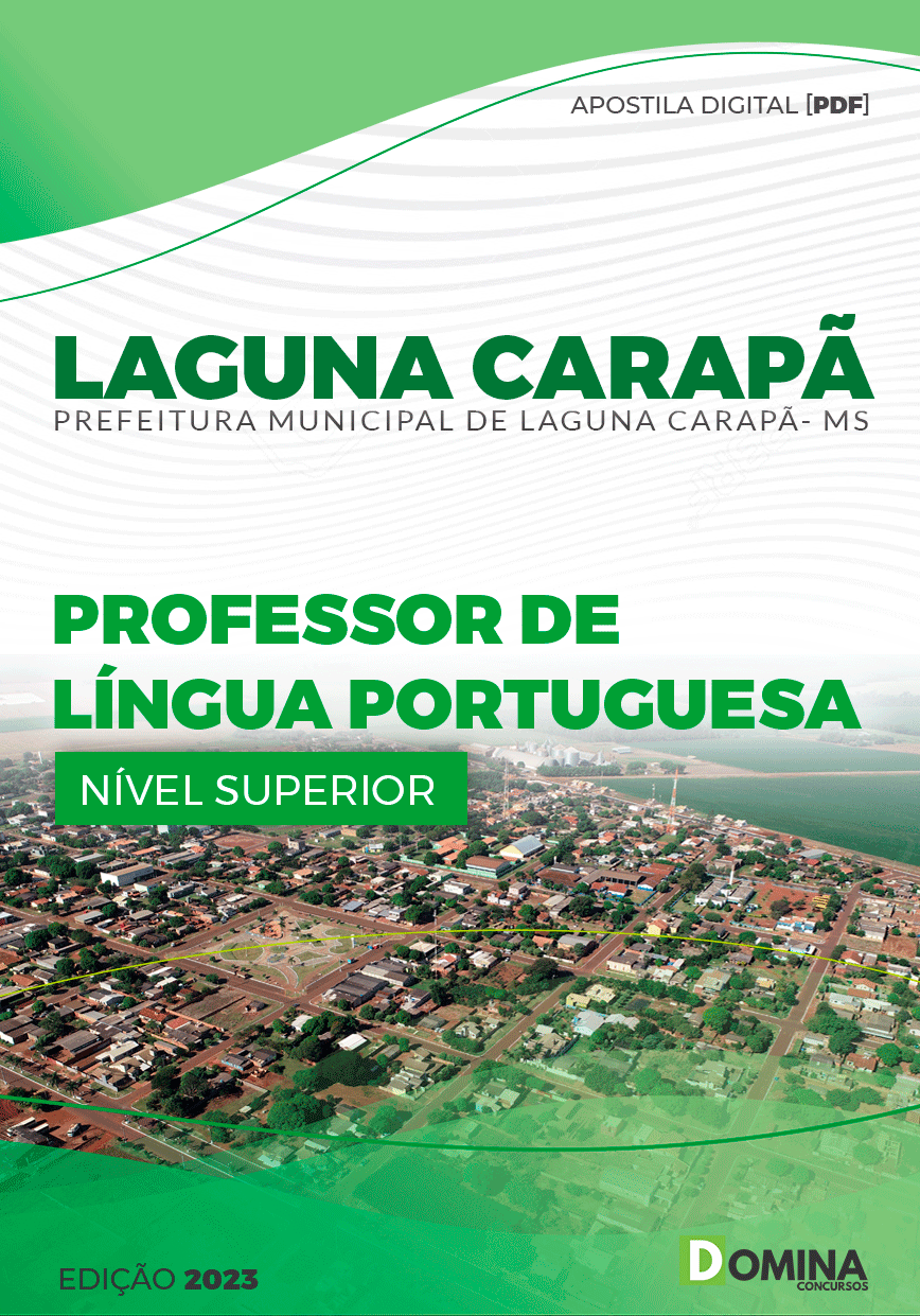 Apostila Pref Laguna Carapã MS 2023 Professor Língua Portuguesa