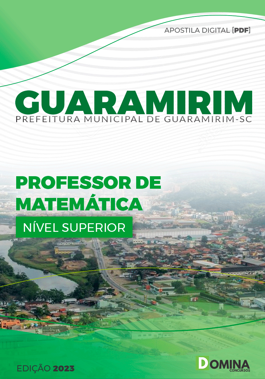 Apostila Pref Guaramirim SC 2023 Professor de Matemática