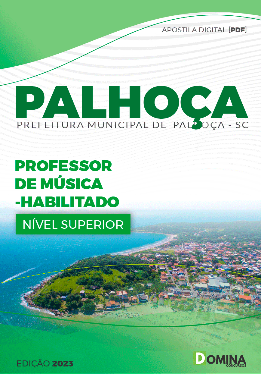 Pref Palhoça SC 2023 Professor de Música Habilitado
