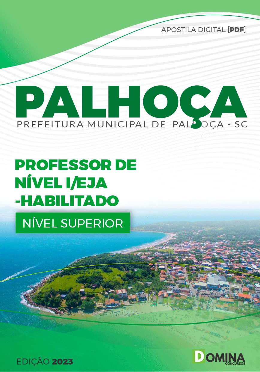 Pref Palhoça SC 2023 Professor Nível I EJA Habilitado