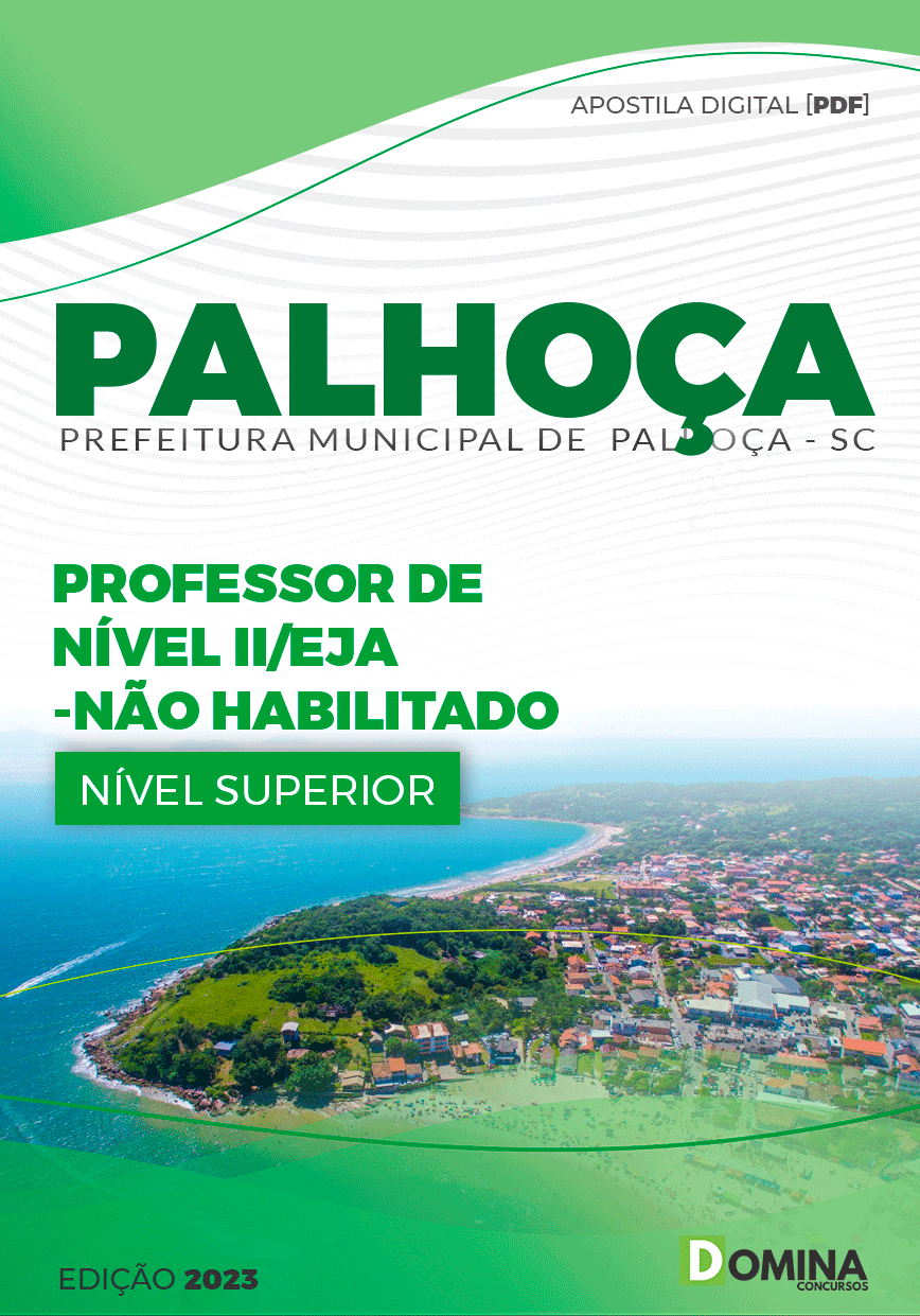 Pref Palhoça SC 2023 Professor Nível II EJA Não Habilitado