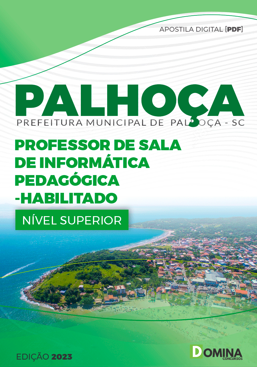 Pref Palhoça SC 2023 Professor Informática Pedagógica Habilitado