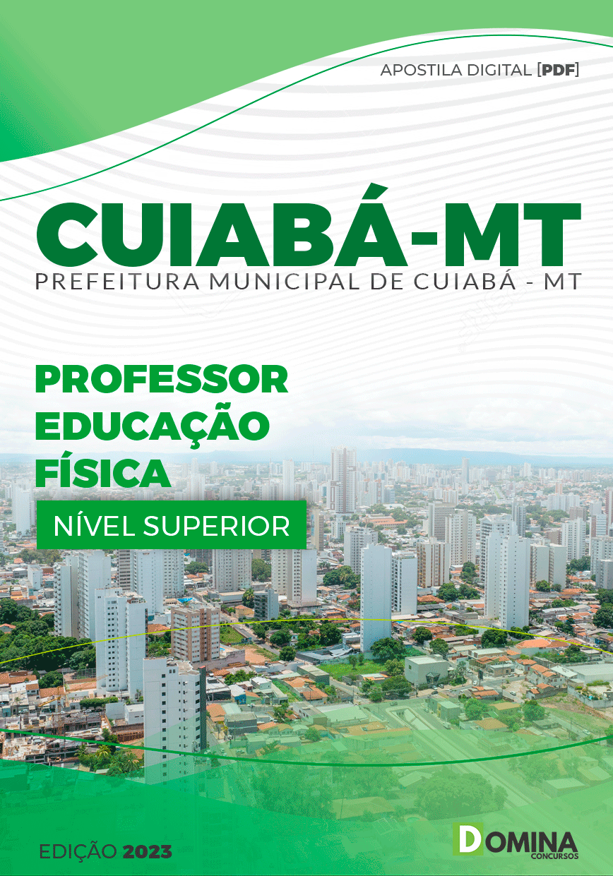 Apostila Pref Cuiabá MT 2023 Professor Educação Física