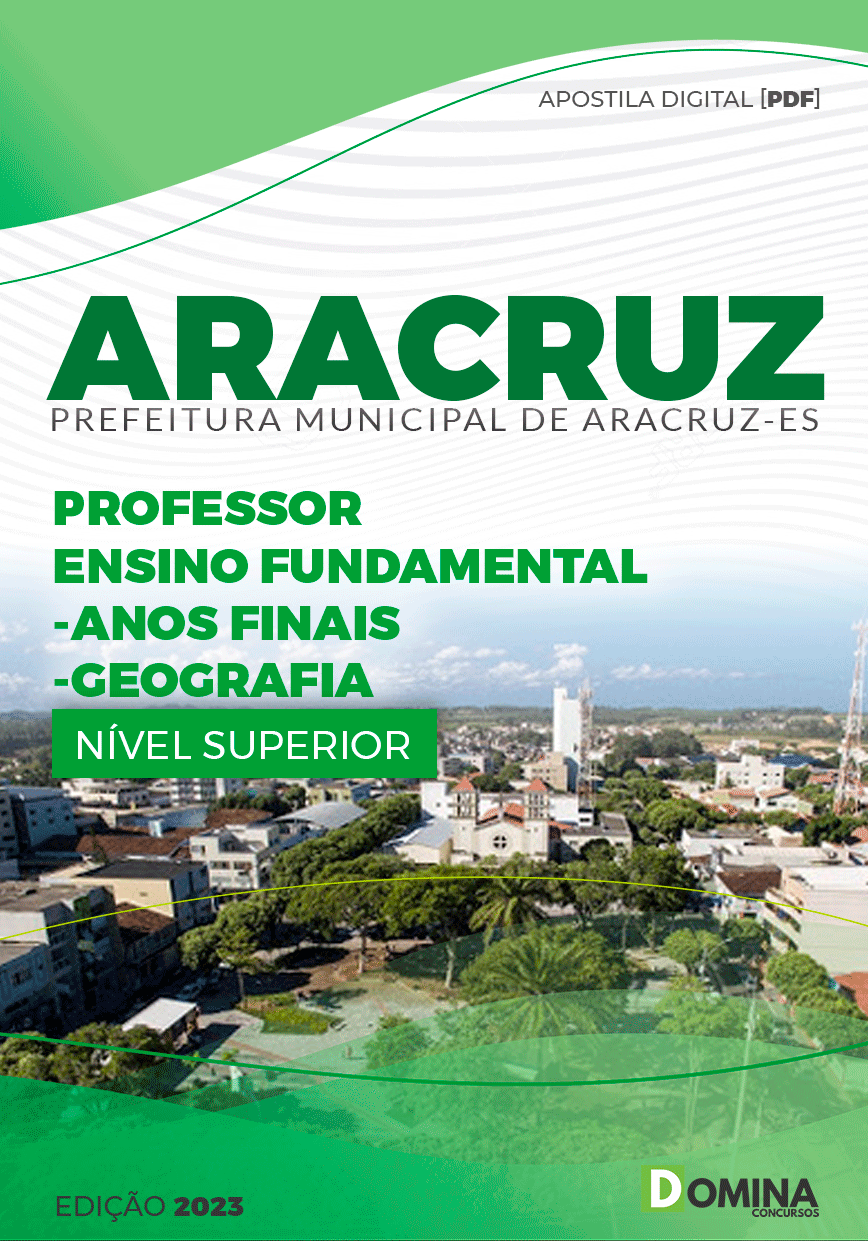 Apostila Pref Aracruz ES 2023 Professor Anos Finais Geografia