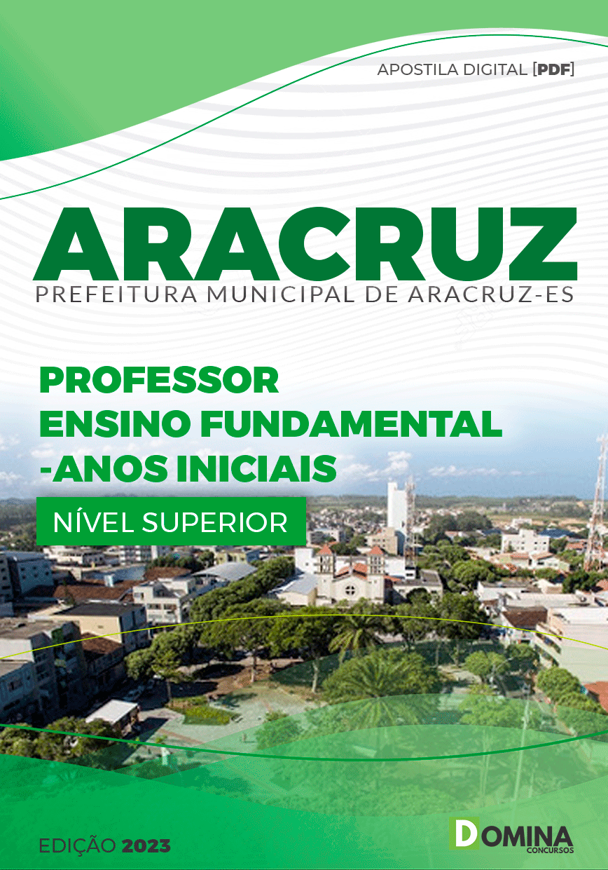 Apostila Pref Aracruz ES 2023 Professor Ensino Fundamental