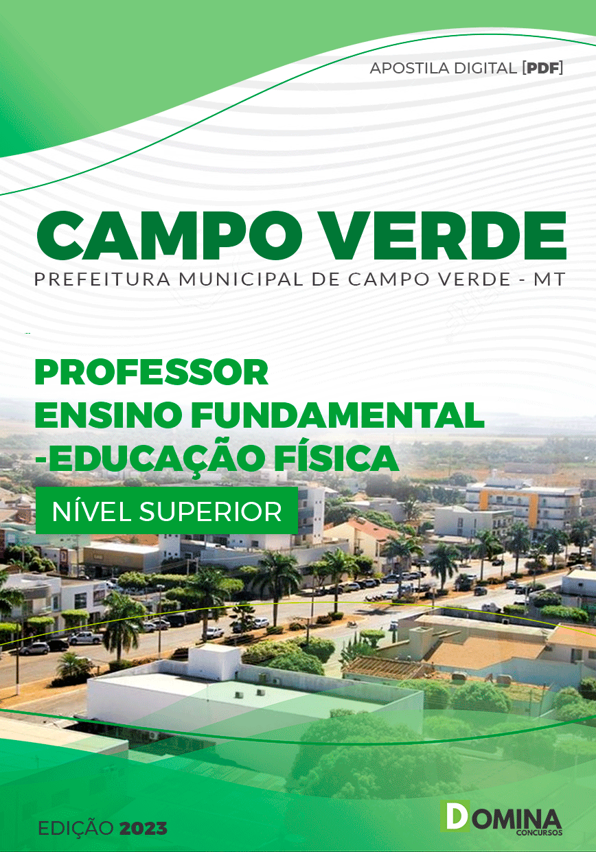 Apostila Pref Campo Verde MT 2023 Professor Educação Física