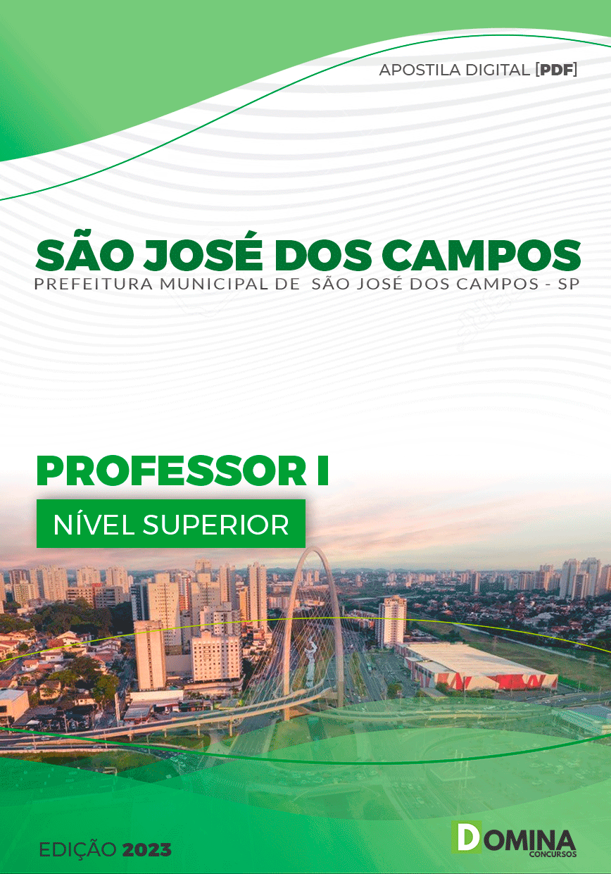 Apostila Pref São José dos Campos SP 2023 Professor I