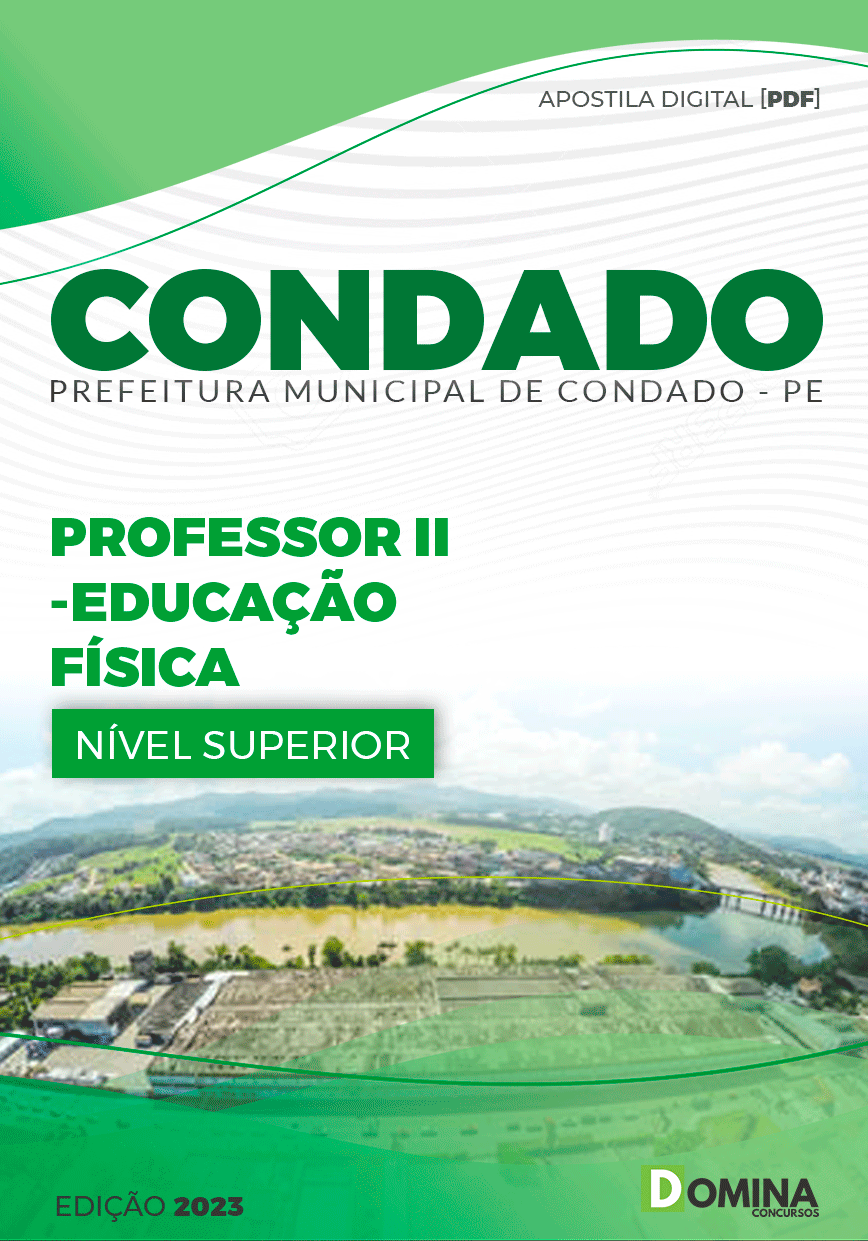 Apostila Pref Condado PE 2023 Professor II Educação Física