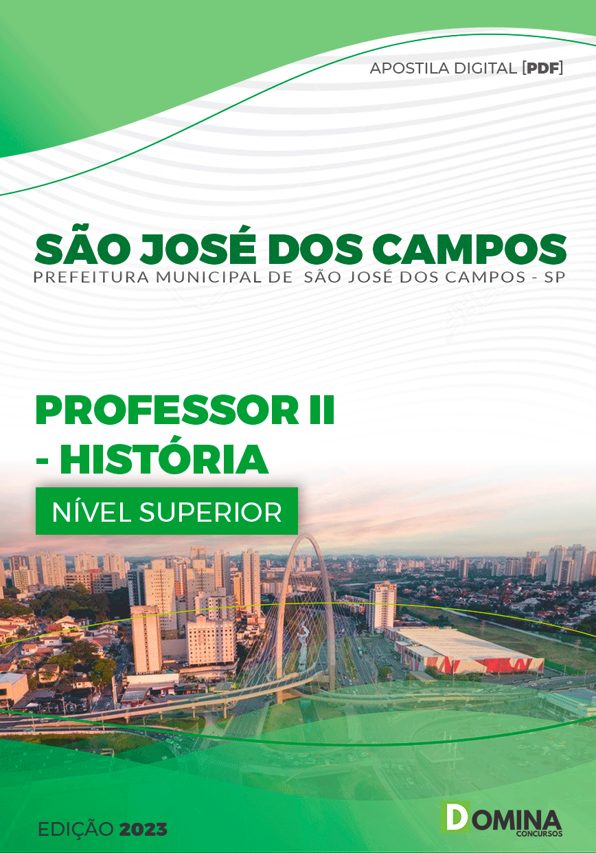 Apostila Pref São José dos Campos SP 2023 Professor II História
