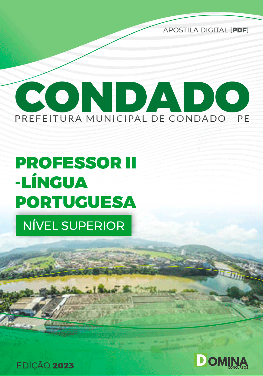 Apostila Pref Condado PE 2023 Professor II Língua Portuguesa