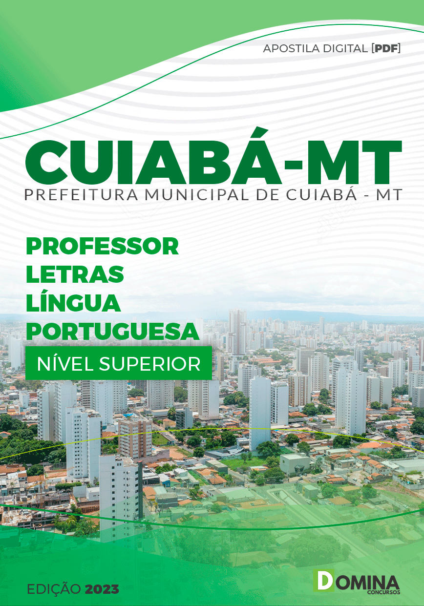 Apostila Pref Cuiabá MT 2023 Professor Língua Portuguesa