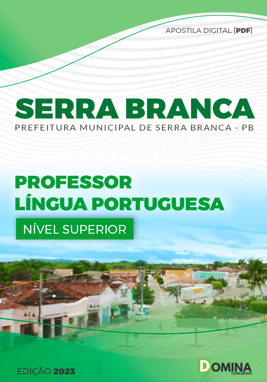 Apostila Pref Serra Branca PB 2023 Professor Língua Portuguesa