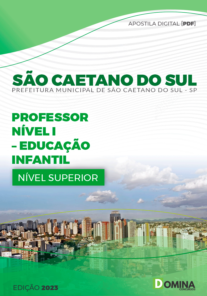 Apostila Pref São Caetano do Sul SP 2023 Professor I Educação Infantil