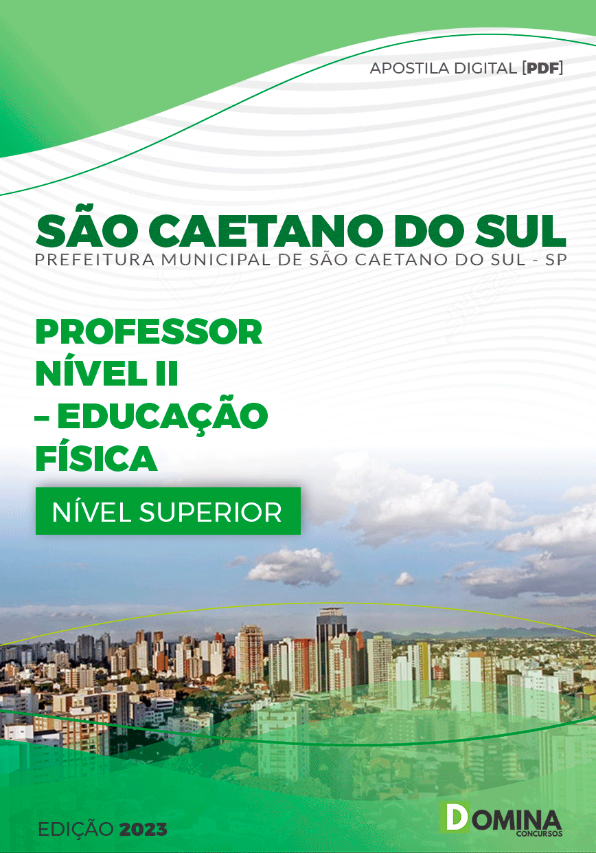 Apostila Pref São Caetano do Sul SP 2023 Professor II Educação Física