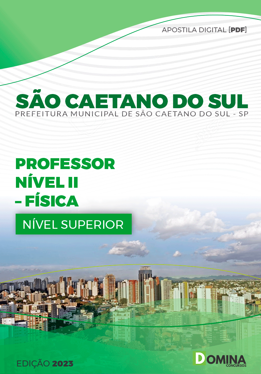 Apostila Pref São Caetano do Sul SP 2023 Professor II Física
