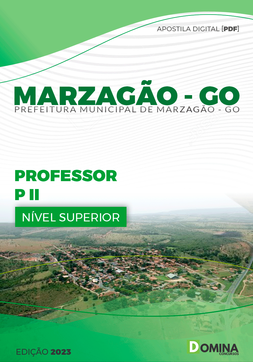 Apostila Pref Marzagão GO 2023 Professor PII