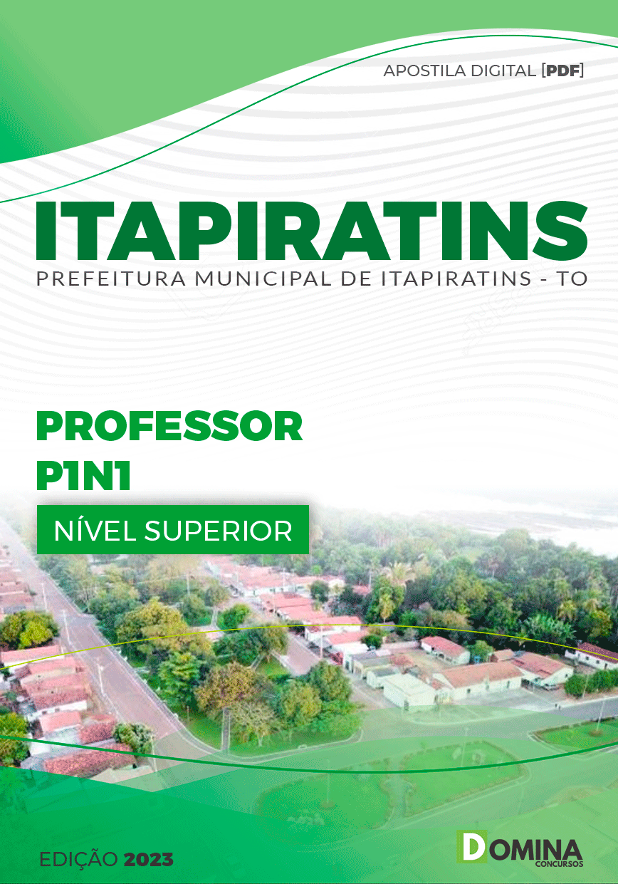 Apostila Pref Itapiratins TO 2023 Professor P1N1