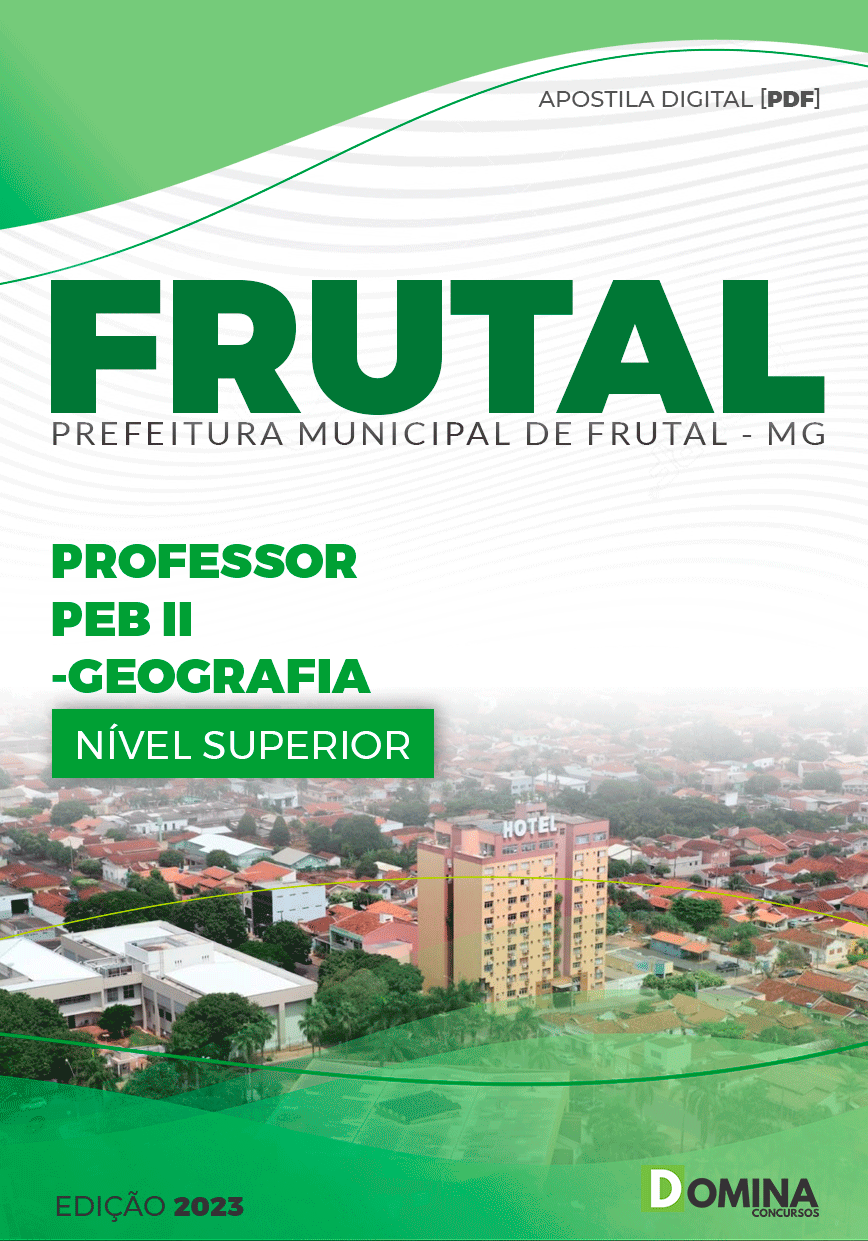 Apostila Concurso Pref Frutal MG 2023 Professor II Geografia