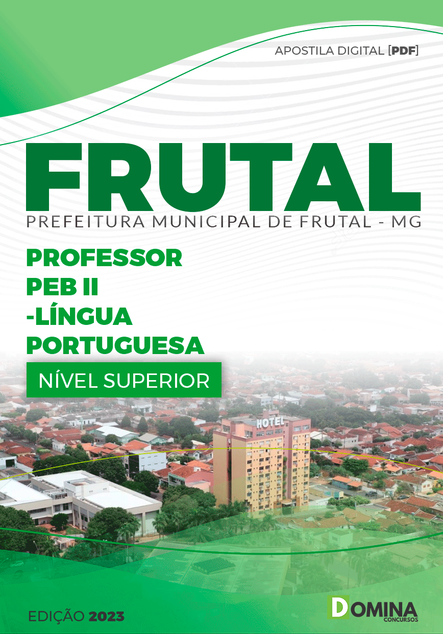 Apostila Concurso Pref Frutal MG 2023 Professor II Língua Portuguesa