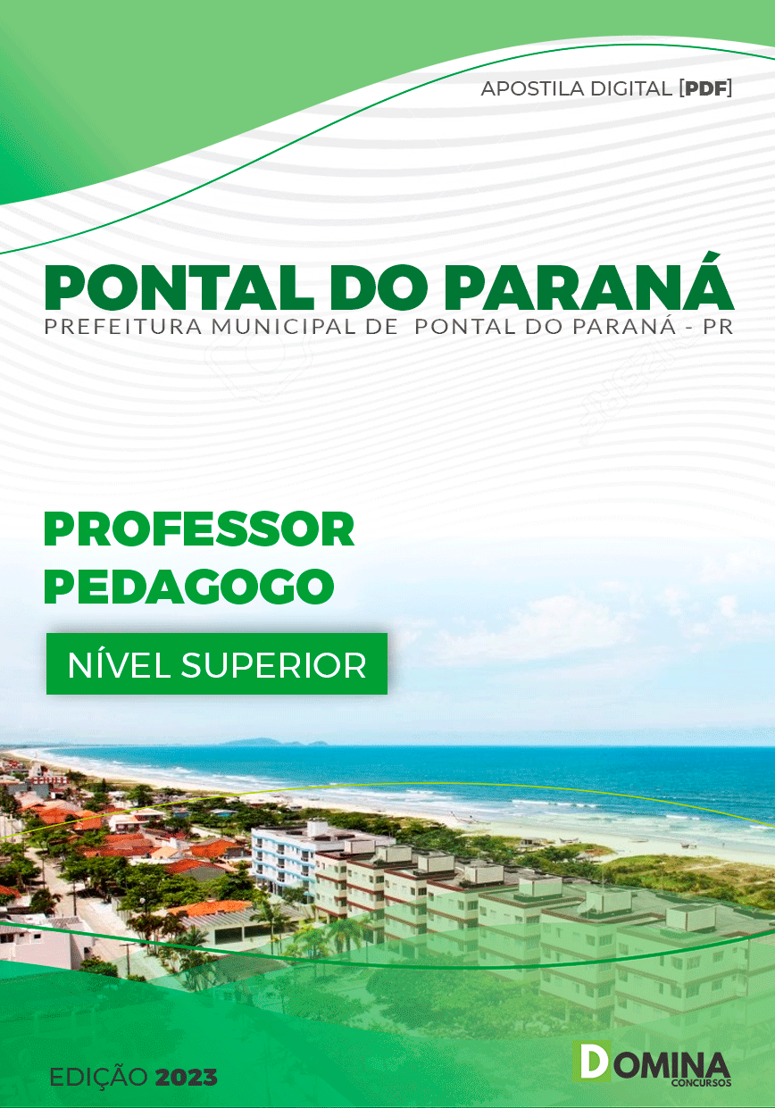 Pref Pontal do Paraná PR 2023 Professor Pedagogo