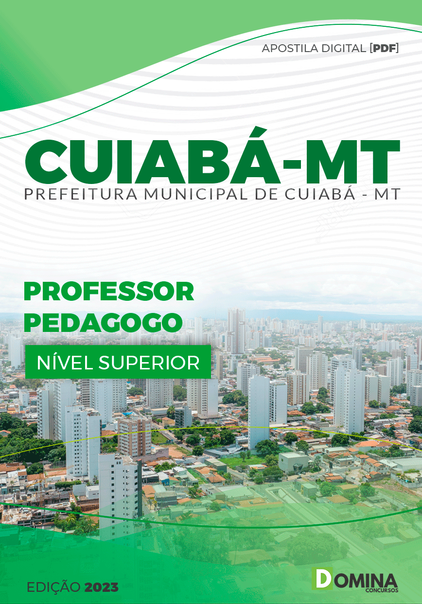 Apostila Pref Cuiabá MT 2023 Professor Pedagogia