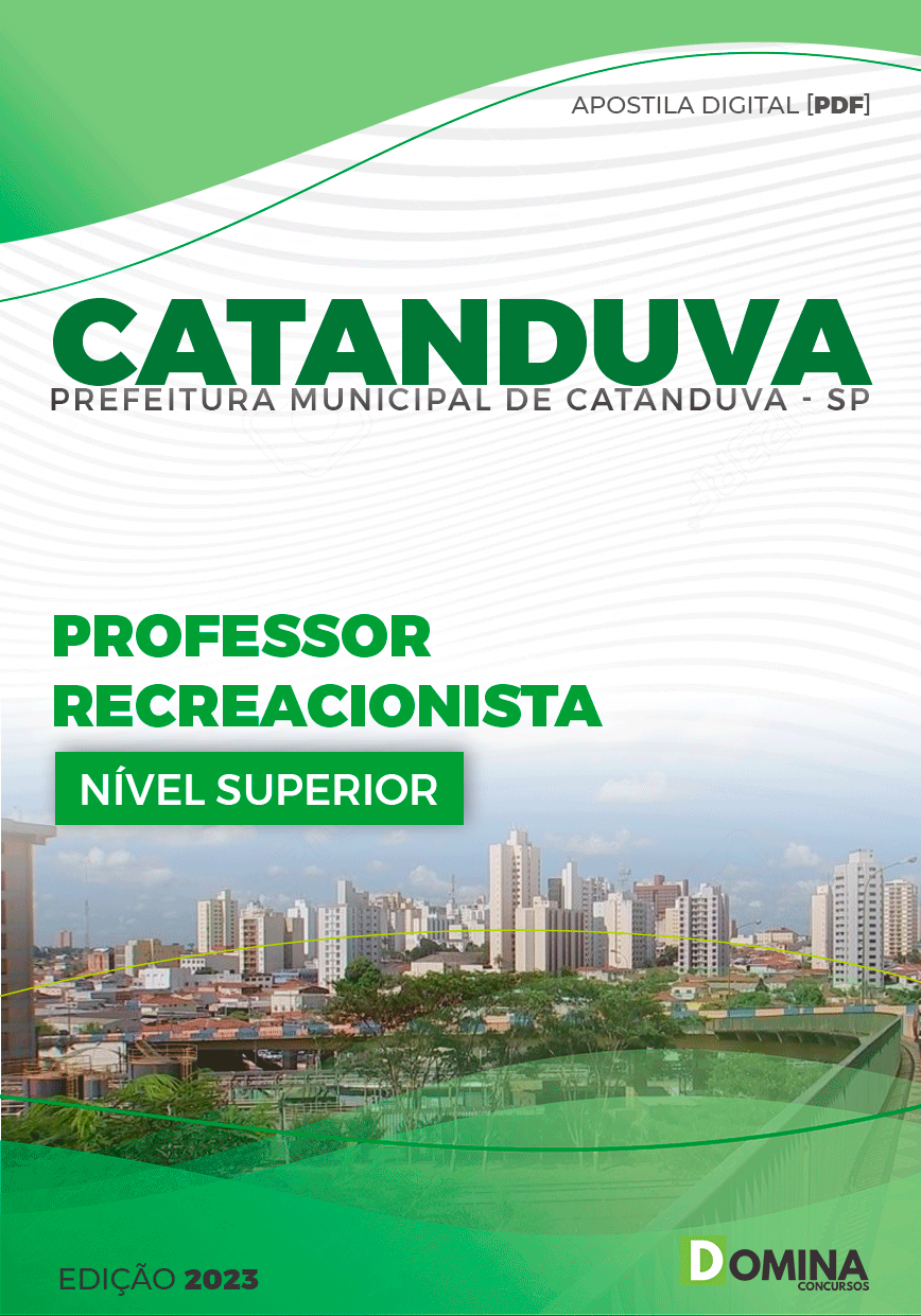 Apostila Pref Catanduva SP 2023 Professor Recreacionista