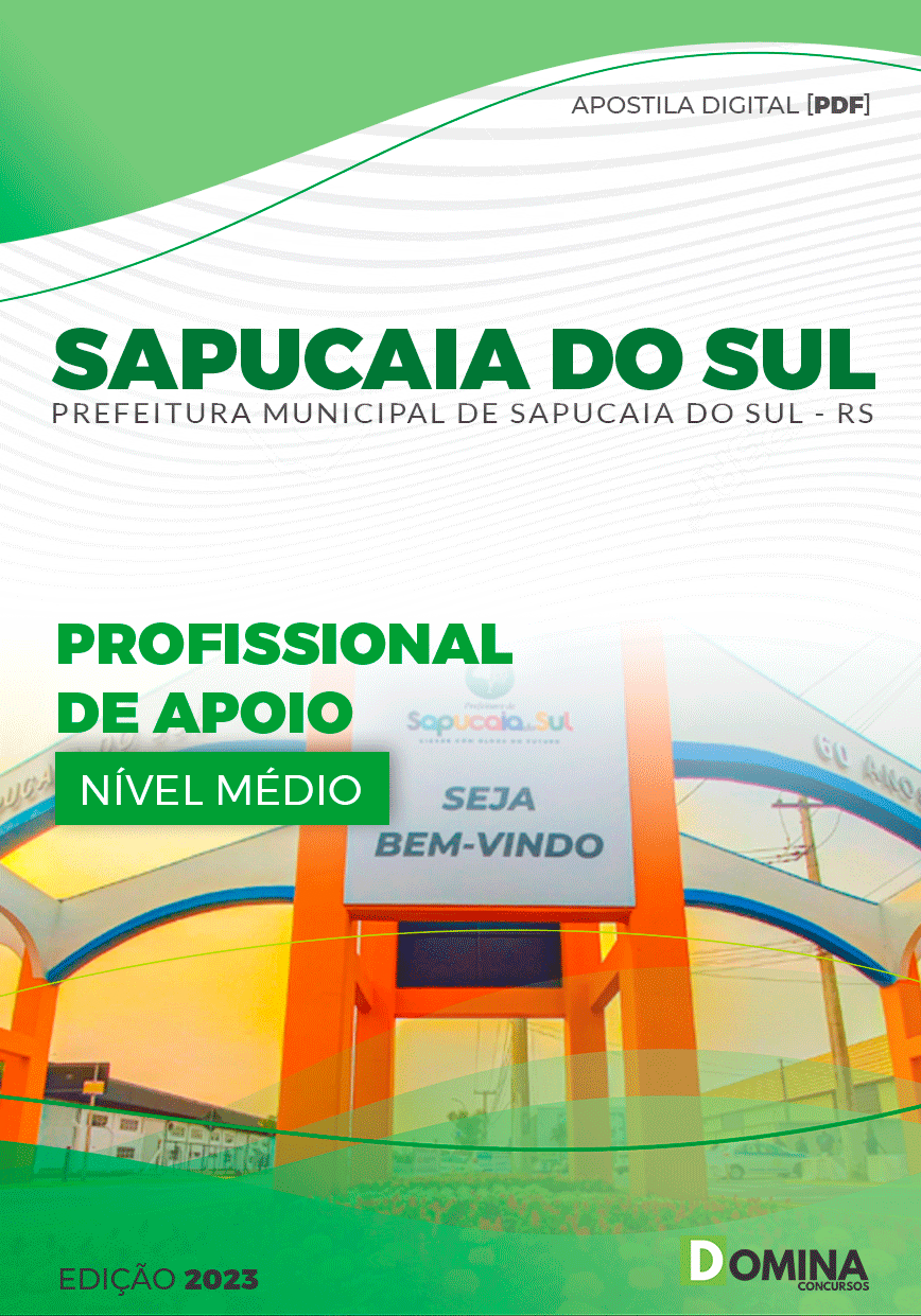 Apostila Pref Sapucaia do Sul RS 2023 Profissional Apoio