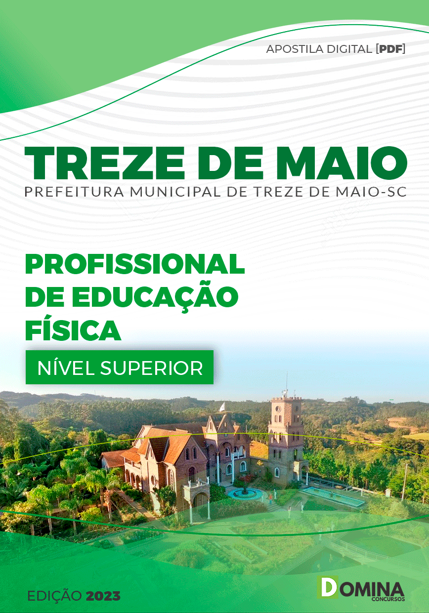 Apostila Pref Treze de Maio SC 2023 Profissional Educação Física