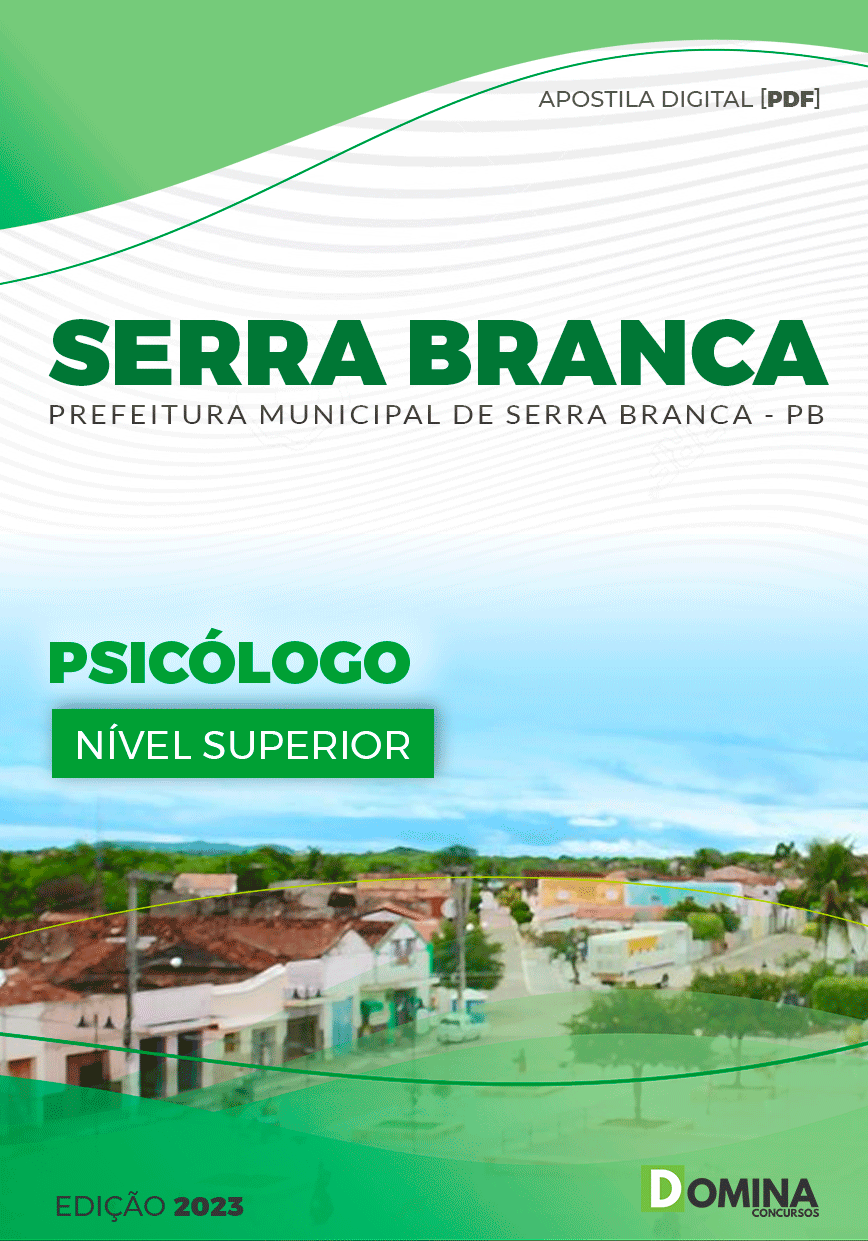 Apostila Concurso Pref Serra Branca PB 2023 Psicólogo