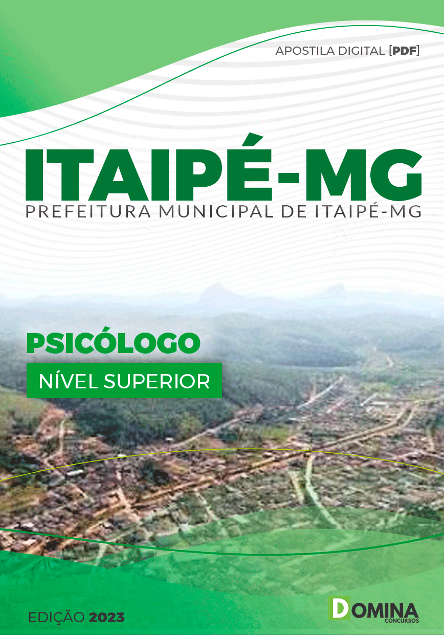 Apostila Concurso Pref Itaipé MG 2023 Psicólogo