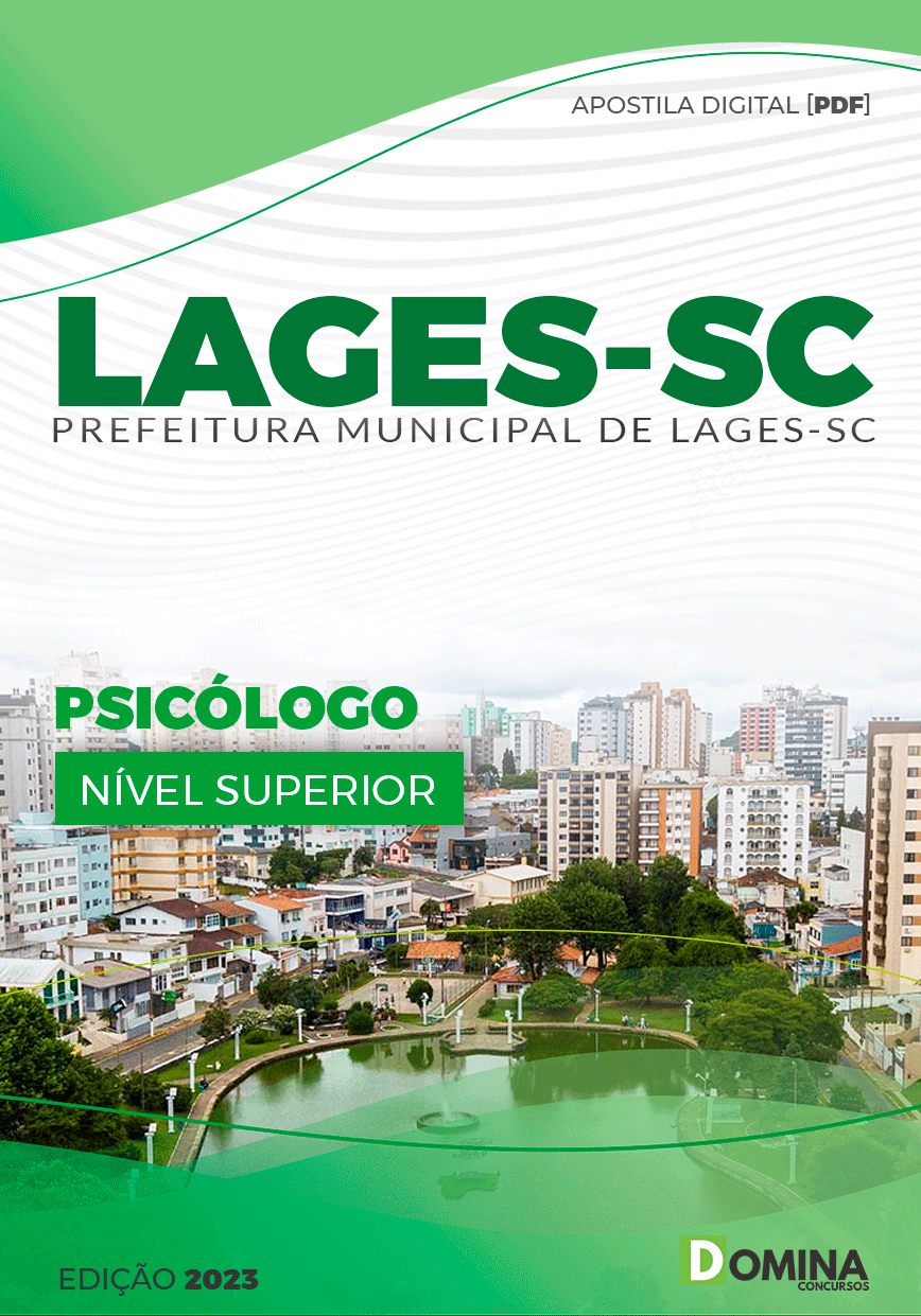 Apostila Concurso Pref Lages SC 2023 Psicólogo