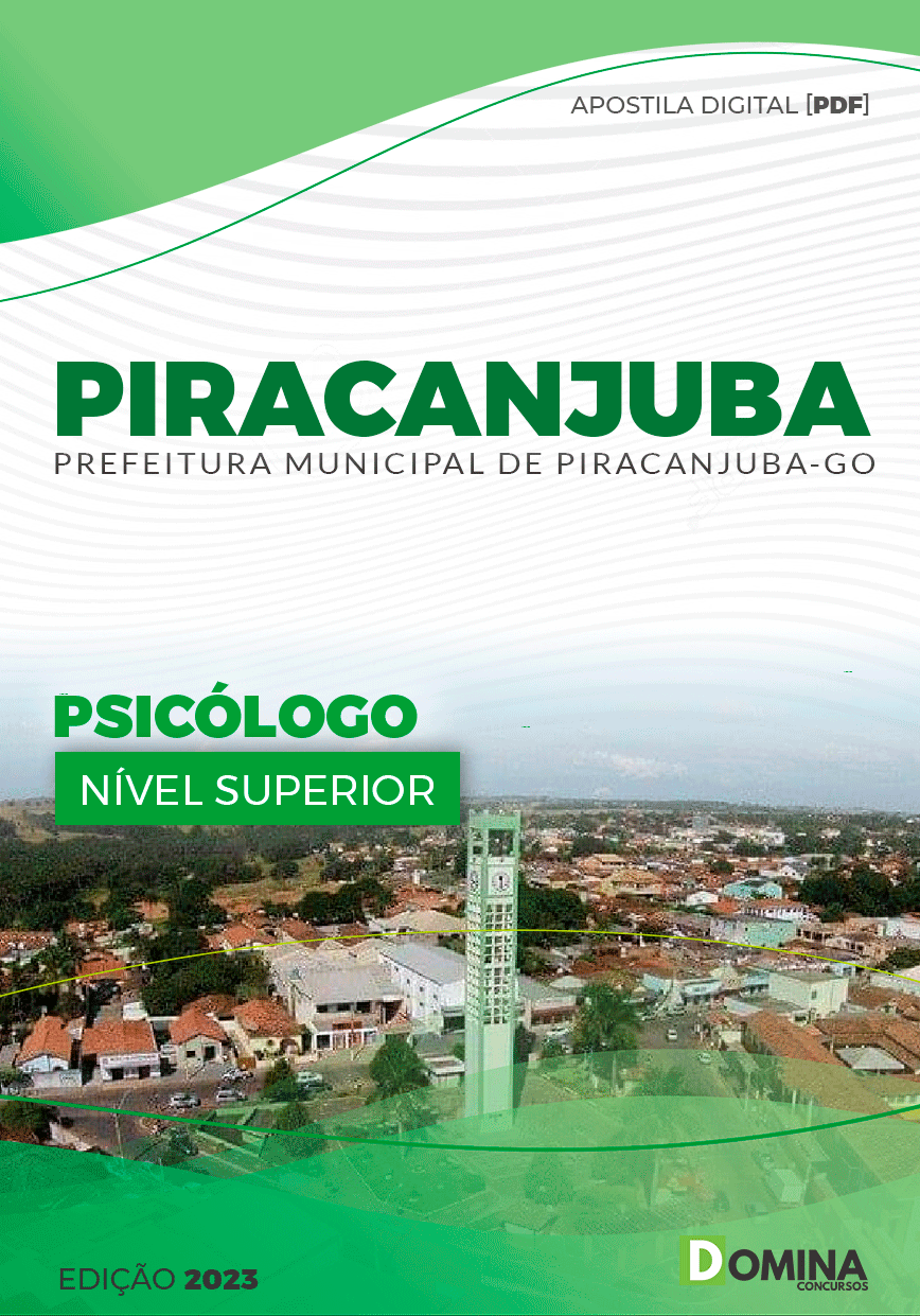 Apostila Concurso Pref Piracanjuba GO 2023 Psicólogo