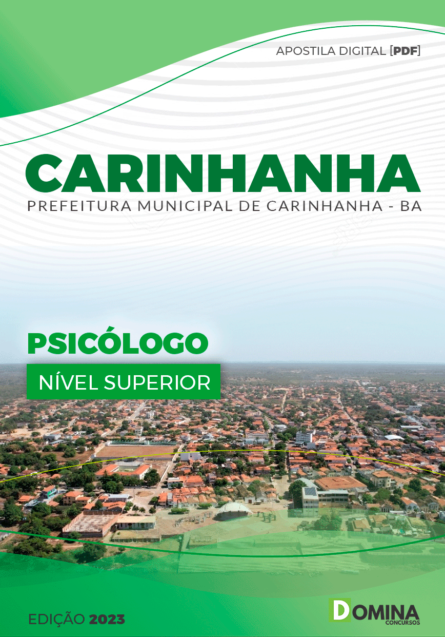 Apostila Concurso Pref Carinhanha BA 2023 Psicólogo