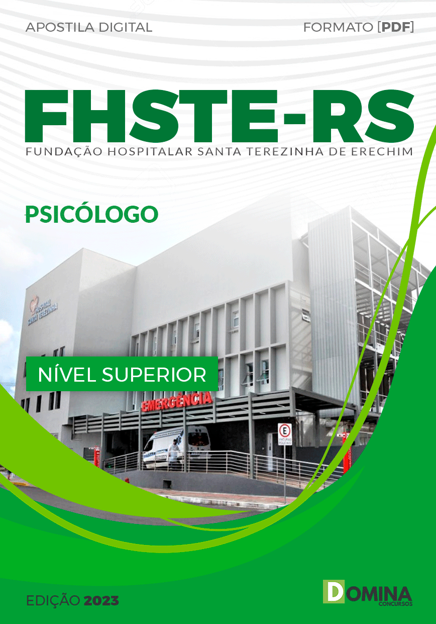 Apostila Concurso FHSTE RS 2023 Psicólogo
