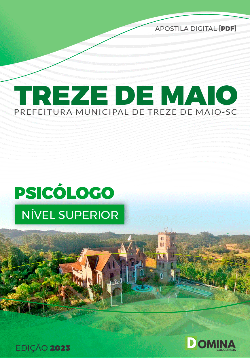 Apostila Pref Treze de Maio SC 2023 Psicólogo